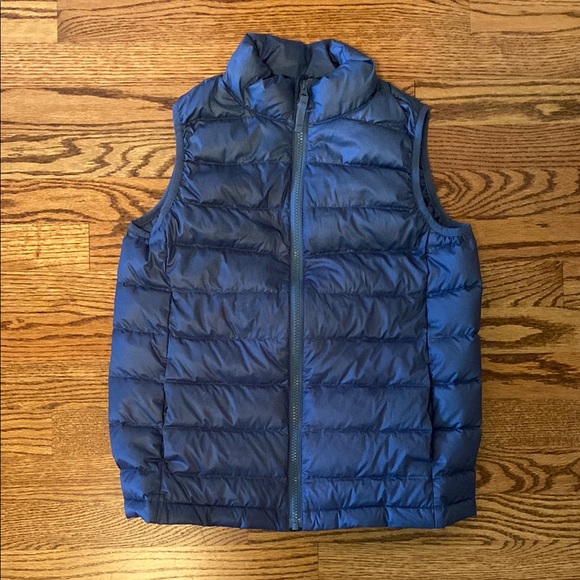 Navy Blue Quilted Puffer Vest